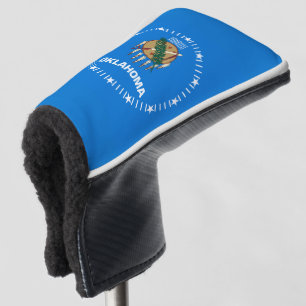 Personalisiert Ihre Text-Oklahoma-Staats-Flagge Golf Headcover