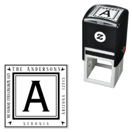Personalisiert Ihren Namen und den Adressplatz Permastempel