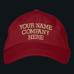 Personalisiert Ihren Textnamen mit bestickter Hüll Bestickte Baseballkappe<br><div class="desc">Einfach Personalisierte bestickte Werbelappen - Fügen Sie Ihren Text hinzu - Name - Firma / Nummer / Brief / Slogan - Tagline / oder Website , Telefon , E-Mail , Social Media Handle , Adresse , Logo - Foto / mehr - Wählen Sie Ihre Farbe / Größe / Schriftart -...</div>