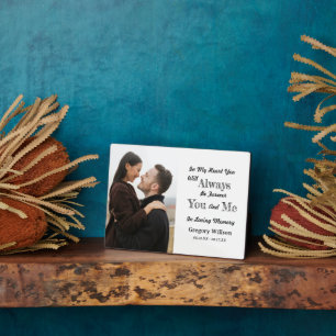 Personalisiert im liebenden Memory-Foto Fotoplatte