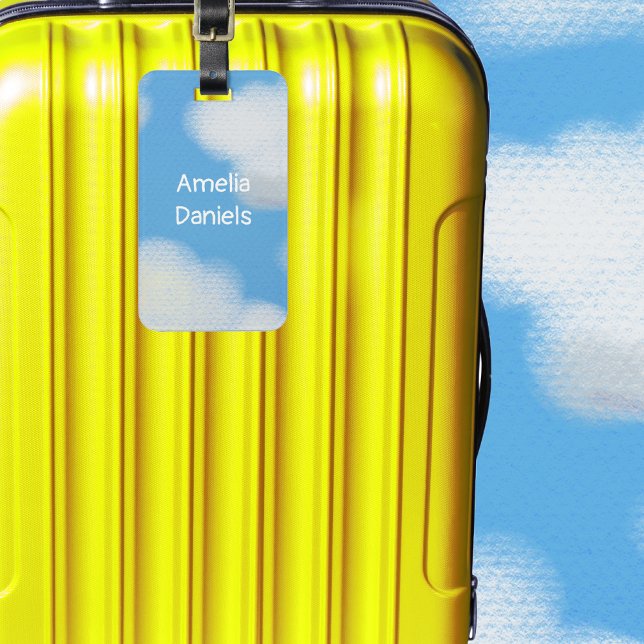 Personalisiert in den Wolken Gepäckanhänger (Von Creator hochgeladen)