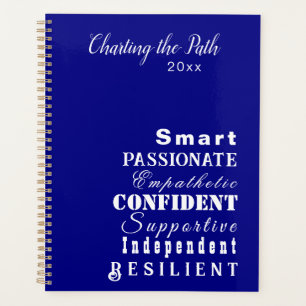 Personalisiert inspirierende Frauen weiß, Royal Bl Planer