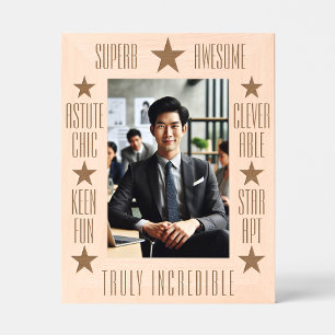 Personalisiert inspirierender moderner Abstrakter  Geätzte Rahmen