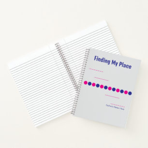 Personalisiert inspirierendes Minimalistisches Ros Notizbuch