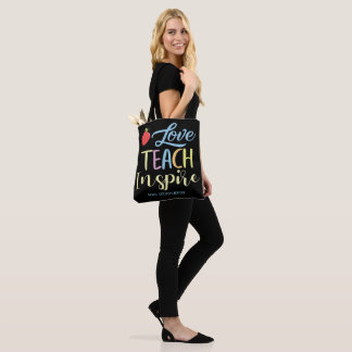 Personalisiert Inspiriert Teacher für buntes Zitat