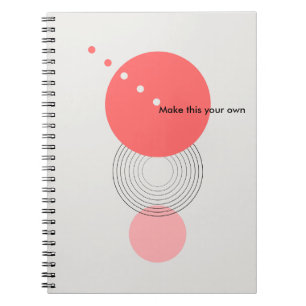 PERSONALISIERT Inspiriert von Bauhaus Minimalistis Notizblock