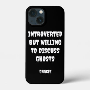 Personalisiert Introvertiertes Ghost Case-Mate iPhone Hülle