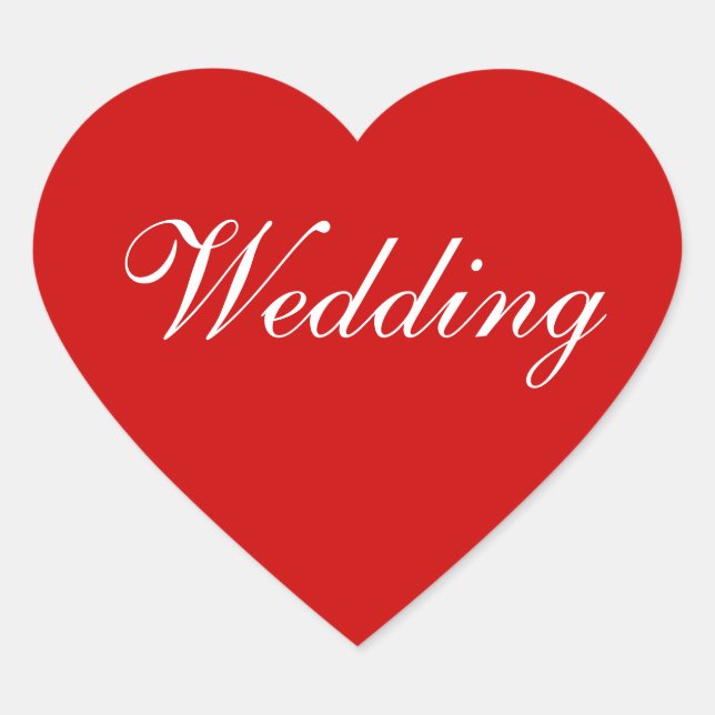 Personalisiert Invites Balloon Red Herz-Aufkleber (Vorderseite)