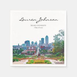 Personalisiert Iowa Abschluss Napkins Serviette