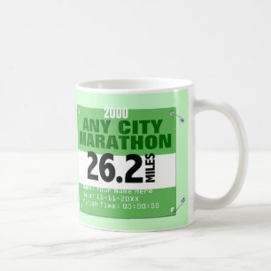 Personalisiert irgendein Stadt-Marathon, 26,2 Tasse