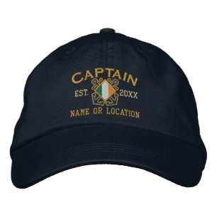 Personalisiert Irish Captain Nautical Embroidery Bestickte Baseballkappe