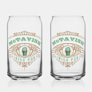 Personalisiert Irish Pub Dosenglas