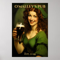 Personalisiert Irish Pub Sign | St. Patrick's Day