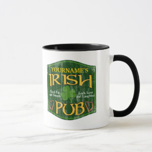 Personalisiert Irish Pub Sign Tasse