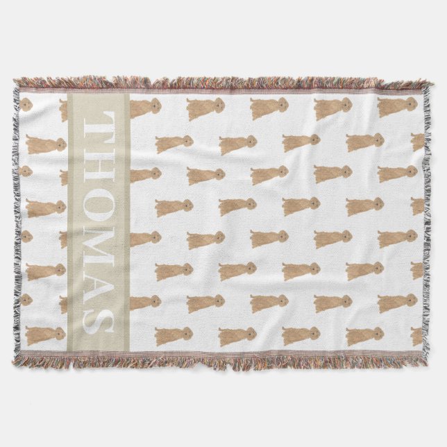 Personalisiert Irish Setter Decke (Vorderseite)