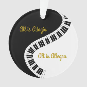 Personalisiert ist alles Adagio, alles ist Allegro Ornament