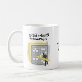 Personalisiert ist der beste Sudoku-Spieler der We Kaffeetasse