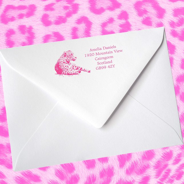 Personalisiert Jaguar New Zuhause Address Rubber B Permastempel (Von Creator hochgeladen)