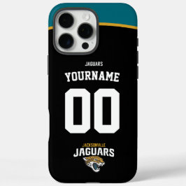Personalisiert Jaguars Jersey American Football iPhone 16 Pro Max Hülle