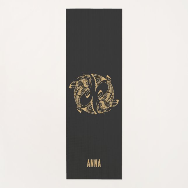 Personalisiert Japanesse Koi Fish Japan Lover Yogamatte (Vorderseite)