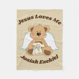 Personalisiert Jesus Lieben Ich Fleece Blanket