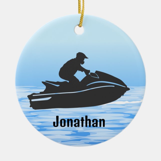 Personalisiert Jet Ski Ornament (Vorne)
