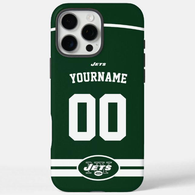 Personalisiert Jets Jersey American Football Case-Mate iPhone Hülle (Rückseite)