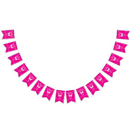 Personalisiert Jewel Butterfly Bunting Wimpelkette