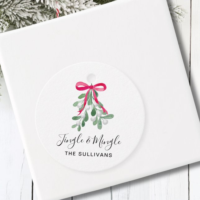 Personalisiert Jingle and MIngle Christmas Geschenkanhänger (Von Creator hochgeladen)