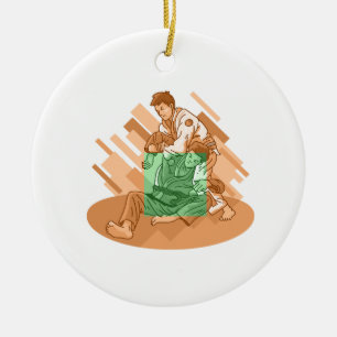 Personalisiert Jiu Jitsu Ornament