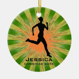 Personalisiert Jogger Runner Ornament