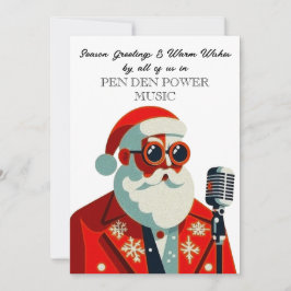 Personalisiert Jolly Santa Claus Business Feiertagskarte