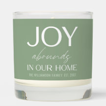 Personalisiert Joy Abounds in unserer Zuhause