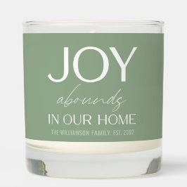 Personalisiert Joy Abounds in unserer Zuhause