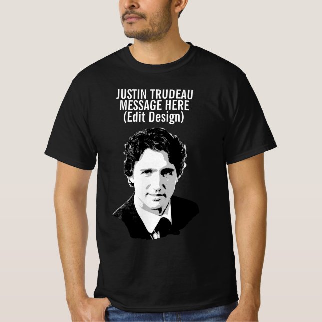 PERSONALISIERT JUSTIN TRUDEAU T-Shirt (Vorderseite)
