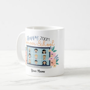 Personalisiert JW Happy Zoom Pioneer School 2022 C Kaffeetasse
