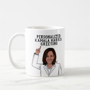 Personalisiert Kamala Harris Kaffeetasse