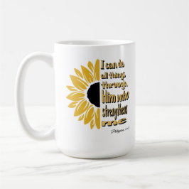 Personalisiert kann ich alles machen Sonnenblumen  Kaffeetasse