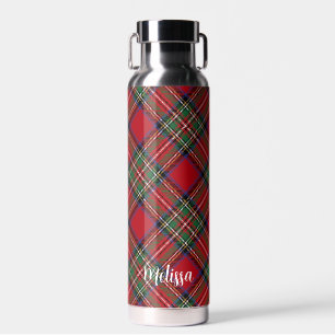 Personalisiert Kariert Red Green Clan Stewart Tart Trinkflasche