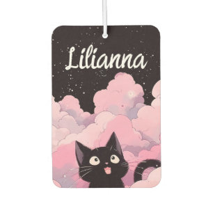 Personalisiert Kawaii Cat Autolufterfrischer