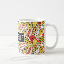 Personalisiert Kawaii Food Kaffeetasse