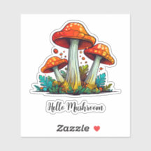 Personalisiert Kawaii Handgezeichnetes Mushroom-Sr