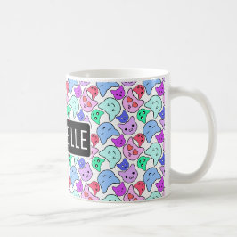 Personalisiert Kawaii Kitty Tasse