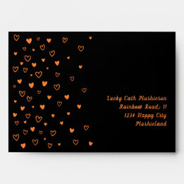 Personalisiert Kawaii Niedlich Black Hearts Snail
