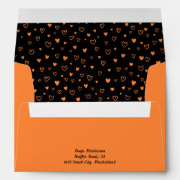 Personalisiert Kawaii Niedlich Black Hearts Snail