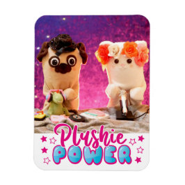 Personalisiert Kawaii Niedlich Plushie Power Foto Magnet