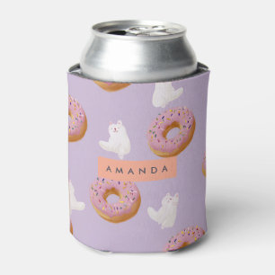 Personalisiert Kawaii Pastel Donuts Muster Dosenkühler