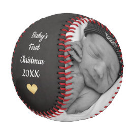 Personalisiert Keepake Babys 1. WeihnachtsBaseball Baseball