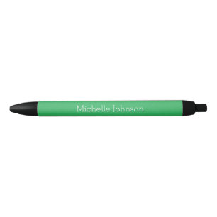 Personalisiert Kelly Green Grainy Texture Kugelschreiber