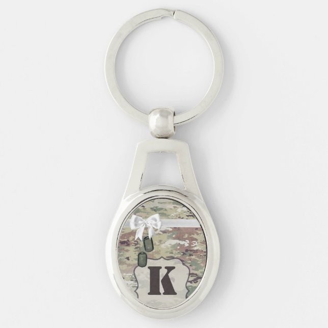 Personalisiert Key Chain Army OCP Camouflage Unifo Schlüsselanhänger (Vorderseite)